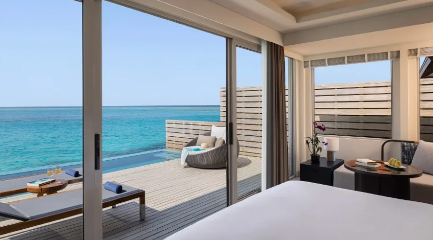 Over Water Pool Villa