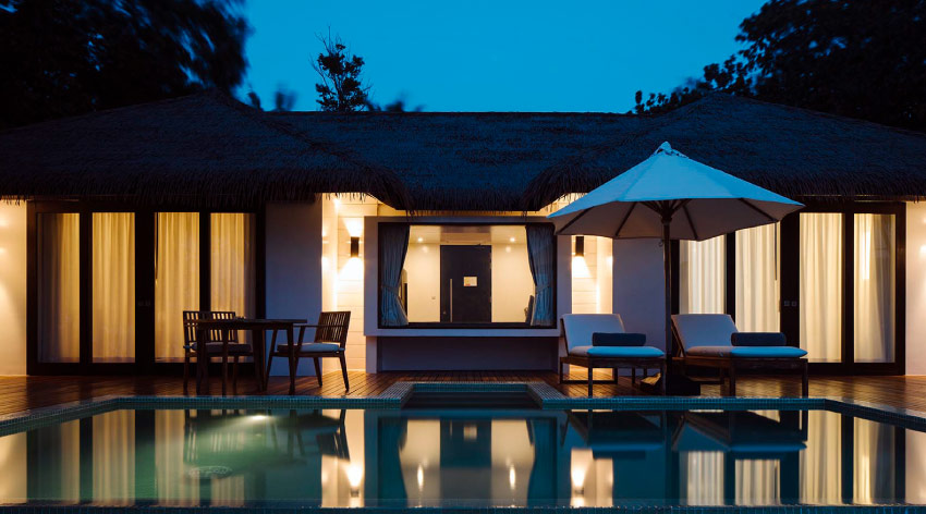 Beach Sunset Pool Villa