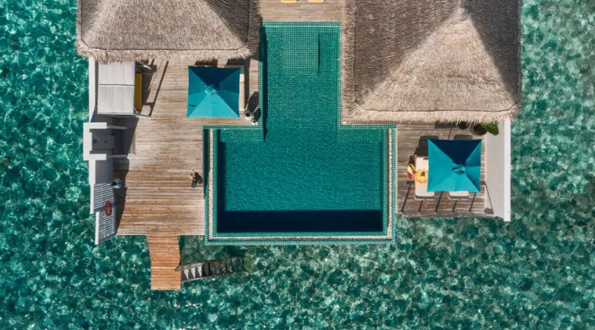 Two Bedroom Water Villa with Pool
