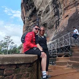 Climbing Sigiriya Rock
